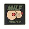 PARCHE PVC 3D MILF HUNTER NEGRO/VERDE INMORTAL